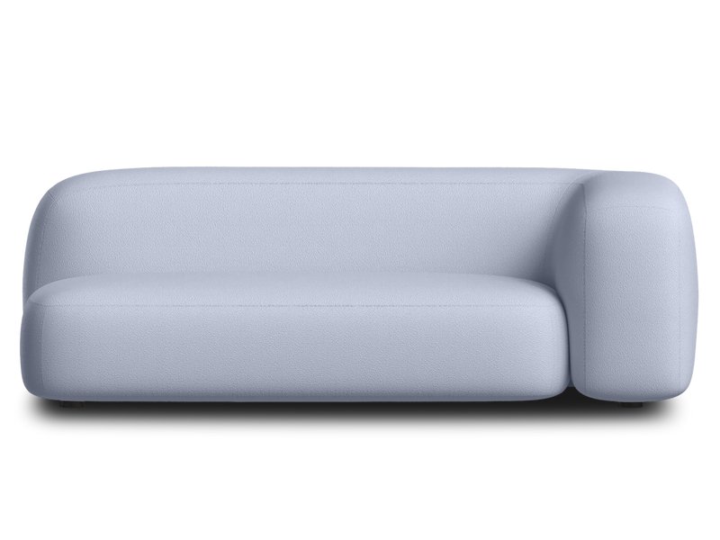 Диван прямой Риббл-10 Букле Лиловый