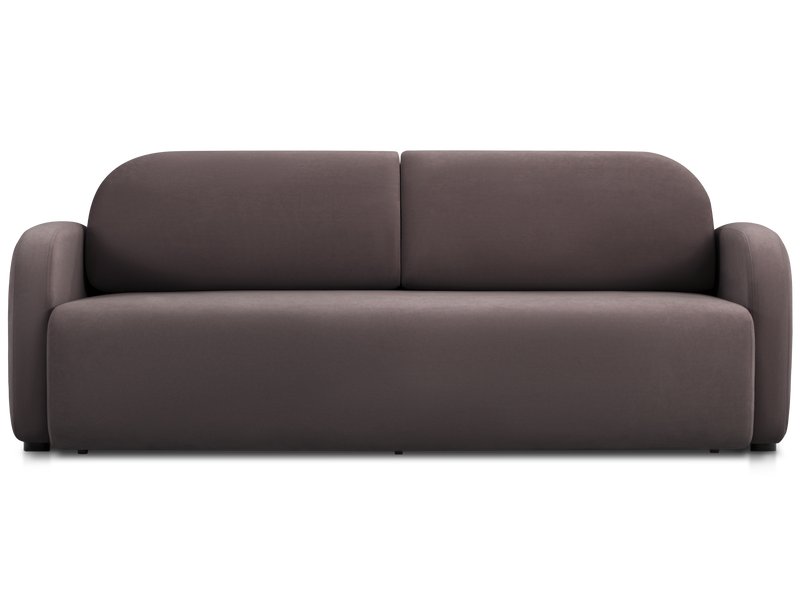 Диван прямой Клаймар Велюр Коричневый
