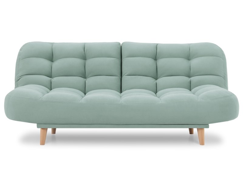 Диван прямой Бонс-Т Вельвет Мятный
